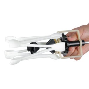 NEEWER Sistema de soporte de fondo manual de montaje en pared de 4 rodillos, capacidad de carga por rodillo: 22 lb/10 kg