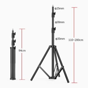 Soporte de luz resistente de 2.88 metro