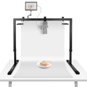 NEEWER ST100 Soporte de montaje de cámara para fotos de arriba hacia abajo, soporte de montaje de mesa de acero resistente