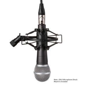 Soporte de montaje de choque para micrófono Clip de micrófono antivibración para micrófono dinámico