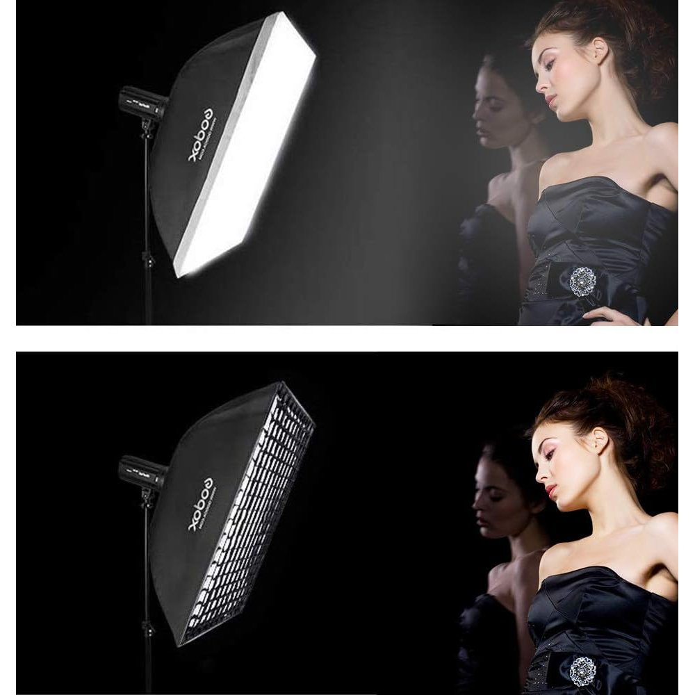 Godox Speedlite Softbox 60x90cm con rejilla Bowens para retrato - Image 5