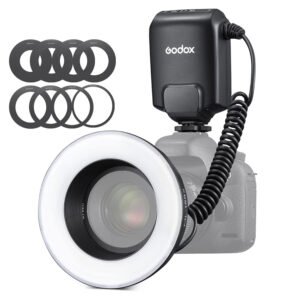 Godox ML-150II ML150II Macro LED Ring Flash Speedlite GN12 0.1-2s Tiempo de reciclaje 5800K ± 200K