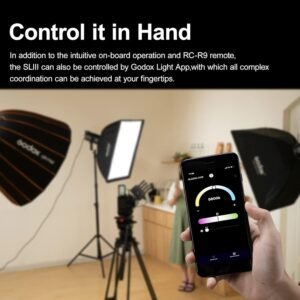 Godox Luz de video LED SL200III, 200W 95600Lux 5600K ± 200K CRI96+ TLCI97+