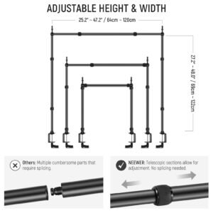 NEEWER NK002 - Soporte para cámara con 2 cabezas esféricas, Super abrazadera/soporte para teléfono móvil/soporte de escritorio para cámara