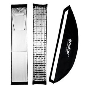 Godox Softbox Bowens Mount FW30x120CM - Tira de rejilla de panal de abeja de 12 x 47 pulgadas