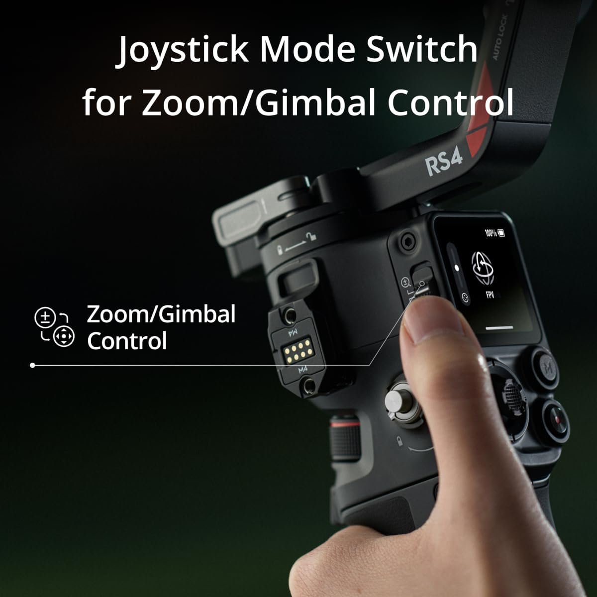 DJI RS 4, estabilizador cardán de 3 ejes, Disparo vertical nativo de 2ª generación, Joystick de interruptor de 2 modos, brazos de eje - Image 5