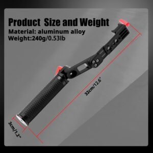 Mango RS4 RS3 Mango ajustable con abrazadera OTAN compatible con DJI RS4/RS4 PRO/RS3 Mini/RS3/RS3 Pro/RS2/RSC2