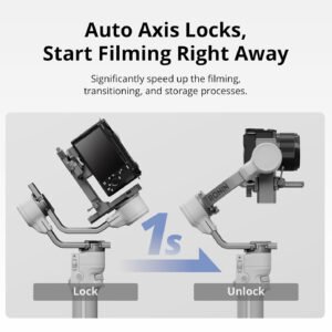 DJI Mini RS 4, bloqueos de eje automático, seguimiento inteligente, carga útil de 4.4 lbs