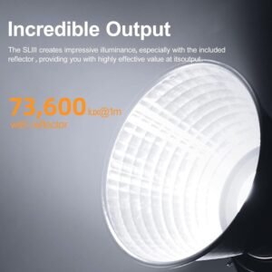 Godox SL150III Luz de video LED, luz continua LED de 160W 73600Lux con efe