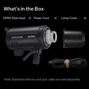 Godox DP600III-V 600Ws Luz de flash de estudio - Iluminación de fotografía de montaje Bowens