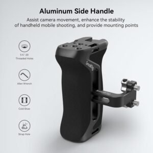 SmallRig A7R V / A7 IV / A7S III Cage with Top Handle, Side Handgrip and Clamp for HDMI Cable -3669C