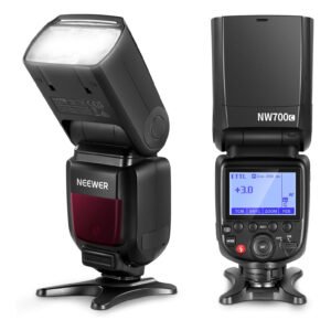 NEEWER NW700-C TTL Flash Speedlite compatible con cámaras Nikon DSLR, 1/8000s de sincronización de alta velocidad Speelight, salida 1/1-1/256