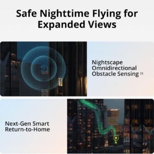 DJI Air 3S (RC-N3), dron con cámara 4K, video HDR 4K/60fps, tiempo de vuelo máximo de 45 minutos