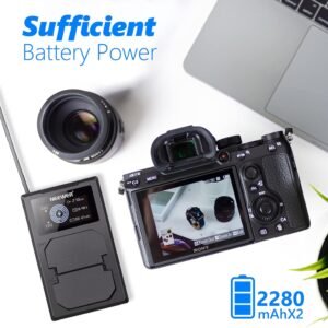 Neewer NP-FZ100 Kit de cargador de batería de repuesto, 2 paquetes de baterías de iones de litio de 2280 mAh, cargador USB dual