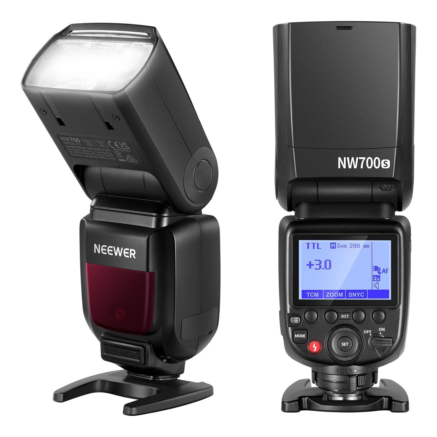 NEEWER NW700-S TTL Flash Speedlite compatible con cámaras DSLR Sony, 1/8000s de sincronización de alta velocidad, salida 1/1-1/256