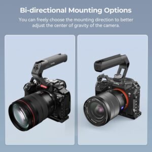 Smallrig Lightweight Top Handle with 3/8"-16 Locating Pins for ARRI, - 4757