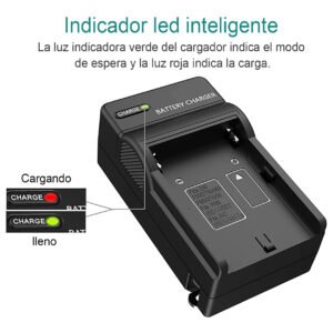 Cargador de batería para NP-FM50, FM70, FM90, F550, F570, F730, F730H, F750, F770, F930, F930, F950G 950/B, F960, F970
