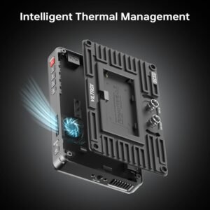 VILTROX DC-X3 Monitor de cámara FHD IPS con pantalla táctil, 2000 nits 4K SDI HDMI in/Out Kit de monitor de campo de video con capucha para sombrilla, LUT 3D, forma de onda, histograma y herramientas