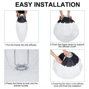 Softbox Godox tipo linterna CS-65D de 65cm de diametro