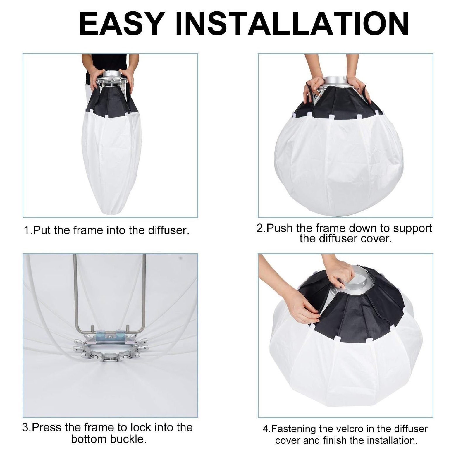 Softbox Godox tipo linterna CS-65D de 65cm de diametro - Image 4