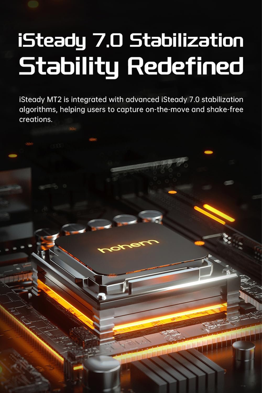 Hohem iSteady MT2 Kit estabilizador de cámara con rastreador AI/luz de llenado magnética, estabilizador cardán de 3 ejes todo en uno - Image 8