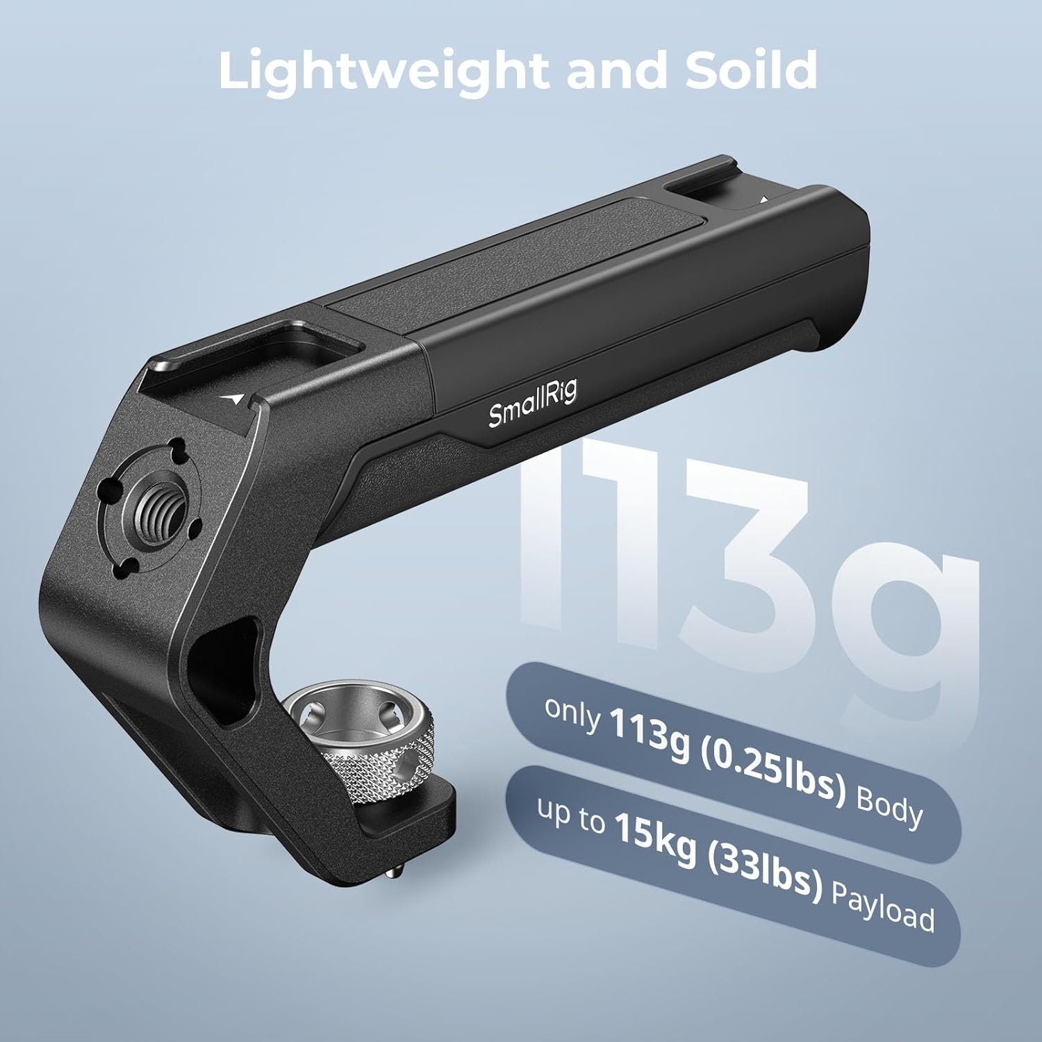 Smallrig Lightweight Top Handle with 3/8"-16 Locating Pins for ARRI, - 4757 - Image 4