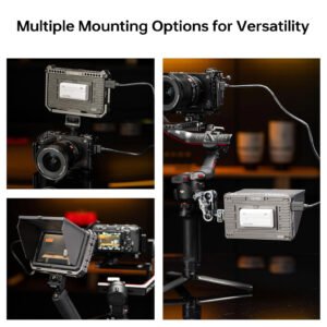 Hohem iSteady MT2 Kit estabilizador de cámara con rastreador AI/luz de llenado magnética