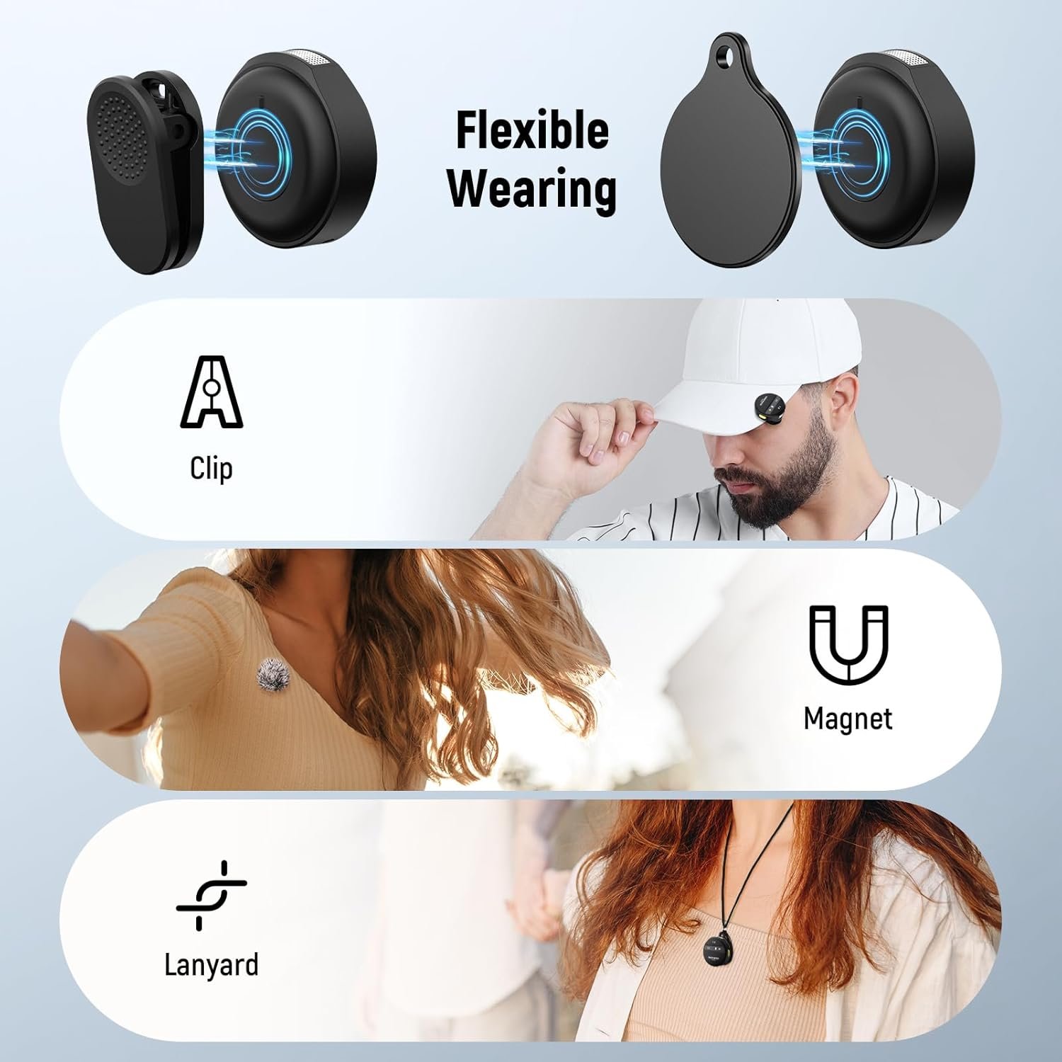 NEEWER KM18 Micrófono Lavalier inalámbrico para iPhone Mini Lapel Mic Set con cancelación de ruido/USB C/OTG/24H Estuche de carga de batería Video Vlog Compatible con iPhone 16 15 Android Phone Laptop - Image 3