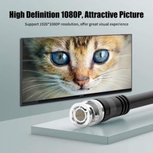 Cable  3G SDI de Choseal,cable BNC a BNC resistente de 75 ohmios,1080P/35metros