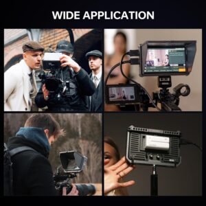 VILTROX DC-X2 2000Nits Monitor de campo de video, pantalla táctil de 6 pulgadas, 4K HDMI en cámara, monitor de video Full HD 1920x1080 Lut 3D, desfile RGB