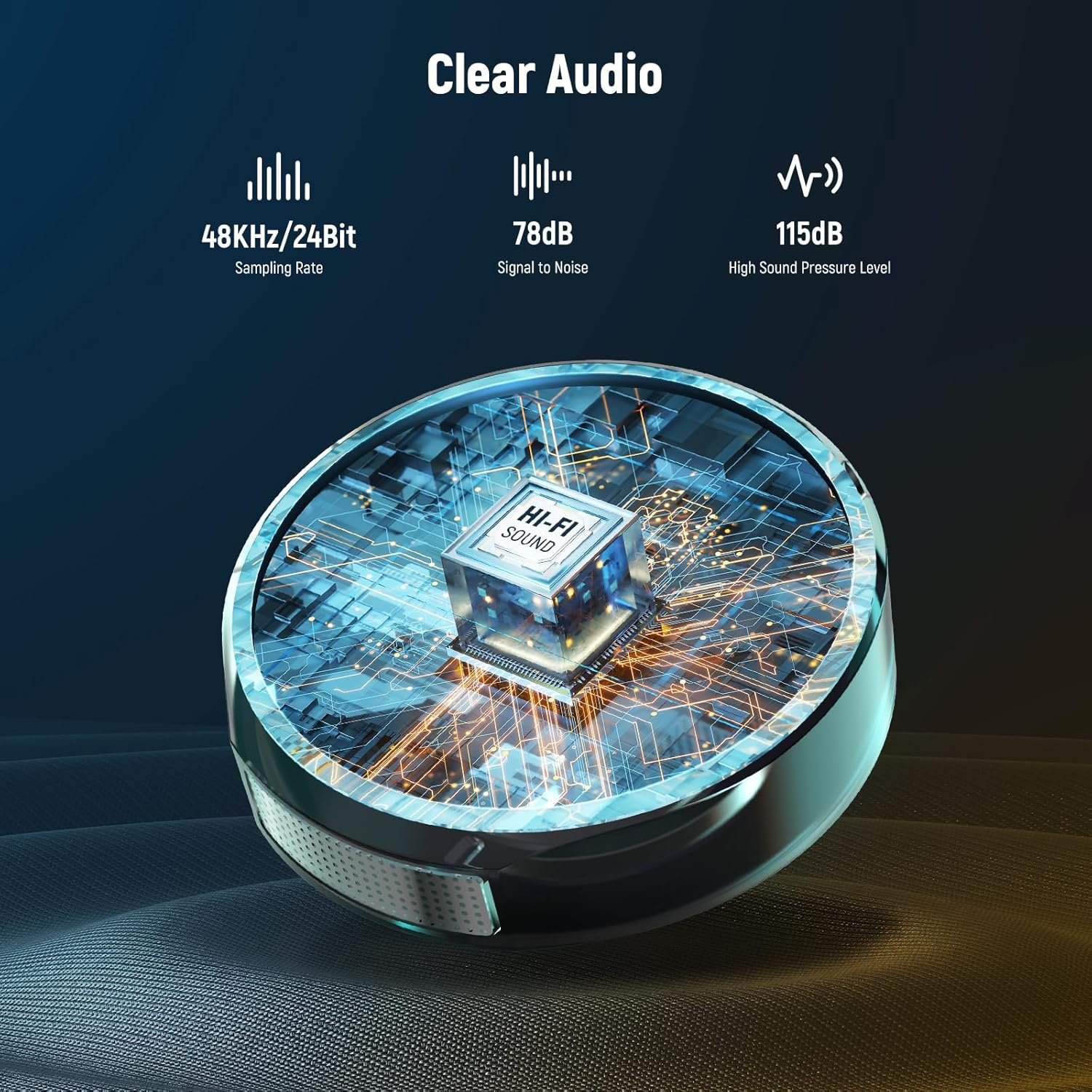 NEEWER KM18 Micrófono Lavalier inalámbrico para iPhone Mini Lapel Mic Set con cancelación de ruido/USB C/OTG/24H Estuche de carga de batería Video Vlog Compatible con iPhone 16 15 Android Phone Laptop - Image 4