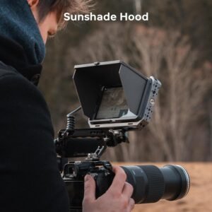 VILTROX DC-X3 Monitor de cámara FHD IPS con pantalla táctil, 2000 nits 4K SDI HDMI in/Out Kit de monitor de campo de video con capucha para sombrilla, LUT 3D, forma de onda, histograma y herramientas