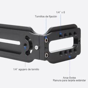 Galleta Bracket en L universal para trípodes estabilizadores y gimbals