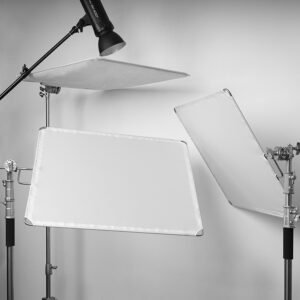 Bandera reflectora de luz de 76 x 91 cm con marco, cubierta 5 en 1