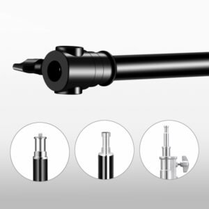 Kit de soporte de fondo de fotografía de tubería y drapeado, soporte de fondo ajustable de 3m x 2.8m con base de metal