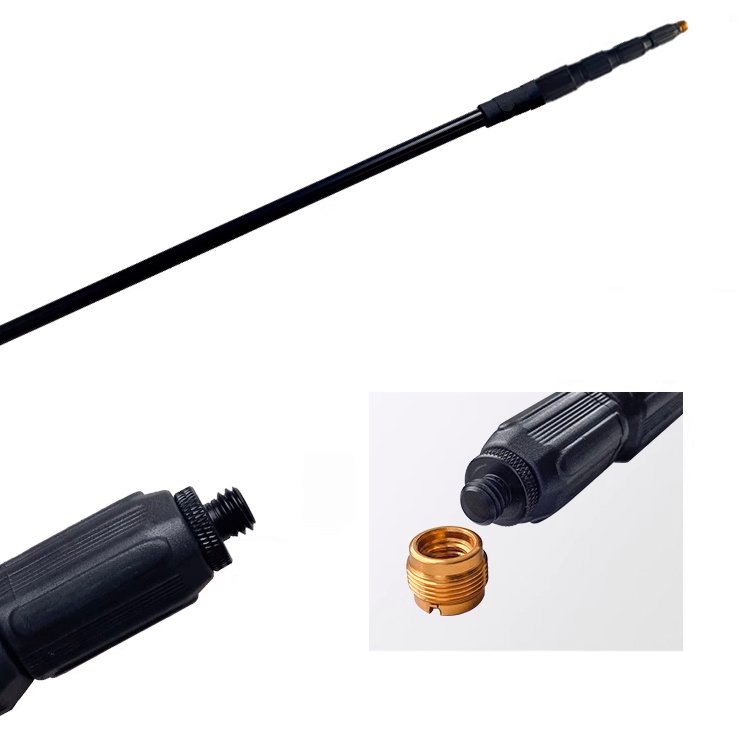 Portable Handheld Boom Pole, 4 Section Stretchable Handheld Aluminum Alloy Microphone Boom Arm (100-320cm) - Image 4