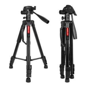 KINGJOY VT-890H Trípode portátil de aleación de aluminio, 58-178cm