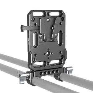 Base para V-Mount ZGCINE con abrazadera de varilla doble 15mm