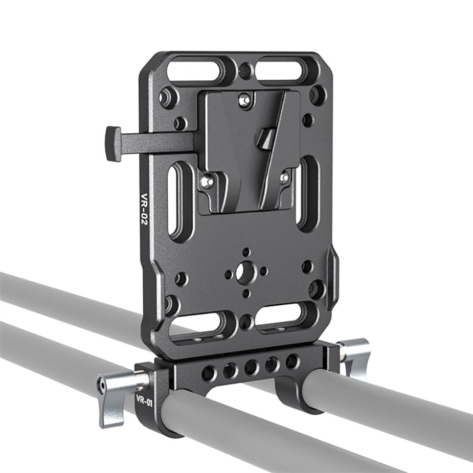 Base para V-Mount ZGCINE con abrazadera de varilla doble 15mm - Image 2