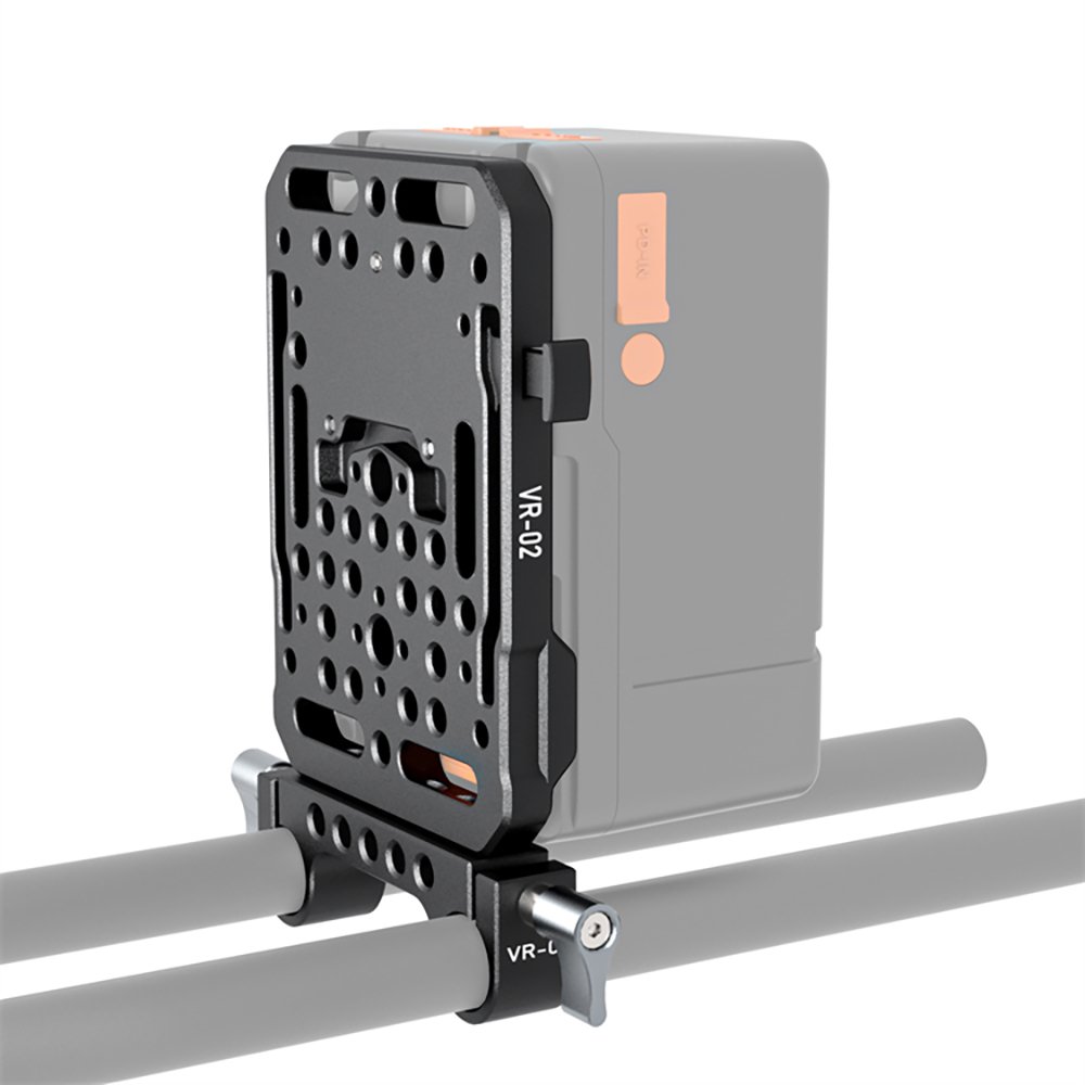 Base para V-Mount ZGCINE con abrazadera de varilla doble 15mm - Image 3