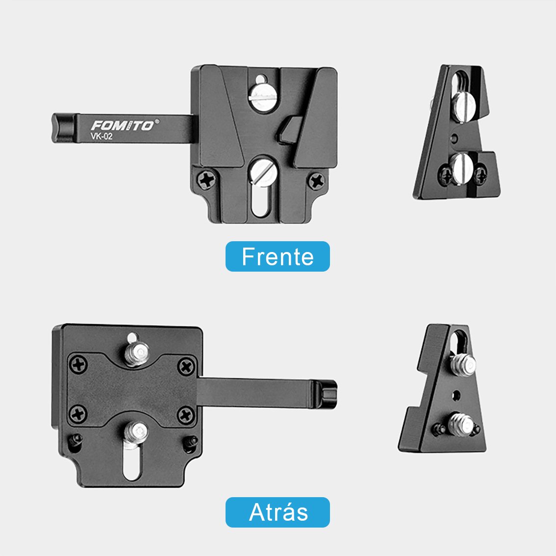 Base de placa de hebilla en forma de V, placa de liberación rápida - Image 2