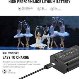 NEEWER Flash de cabeza redonda Z2 2.4G TTL Speedlite compatible con cámaras Canon/Nikon/Sony, 76Ws 1/8000s