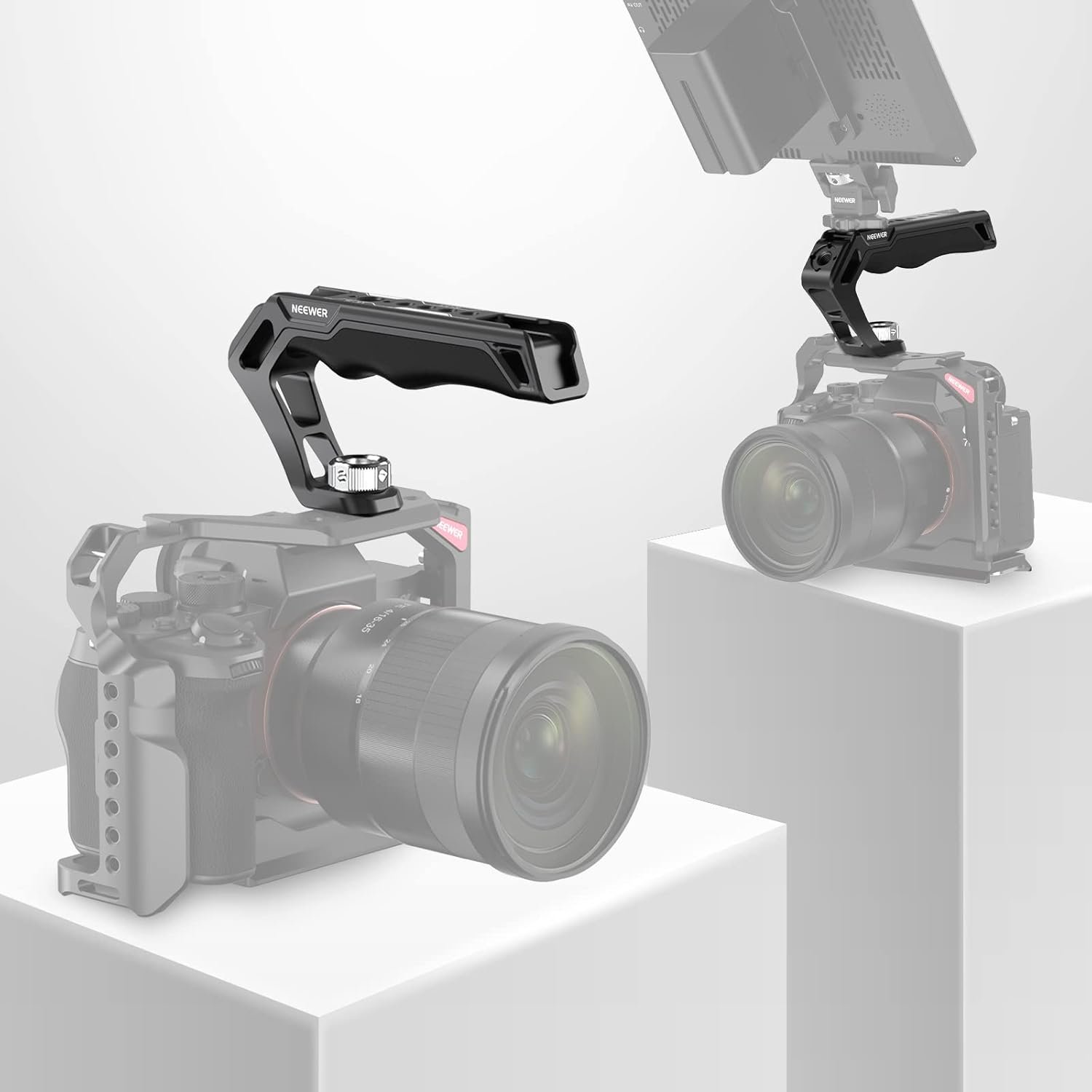 NEEWER Mango superior para cámara con pasadores de localización ARRI de 3/8 pulgadas - Image 6