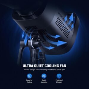 NEEWER Luz de video CB100C 130w RGB LED, control APP/2.4G 360° a todo color, COB Bowens