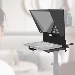 Teleprónter 12'' ajustable iPad/Tablet/teléfono inteligente