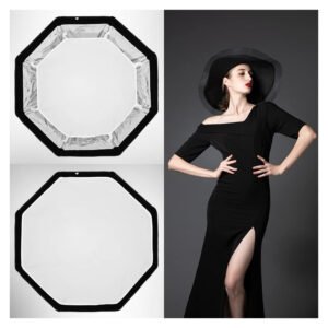 TRIOPO K2 Paraguas octágono portátil de 90cm, caja de luz de instalación rápida, Bowens