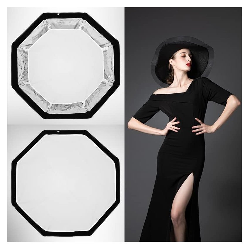 TRIOPO K2 Paraguas octágono portátil de 90cm, caja de luz de instalación rápida, Bowens - Image 3