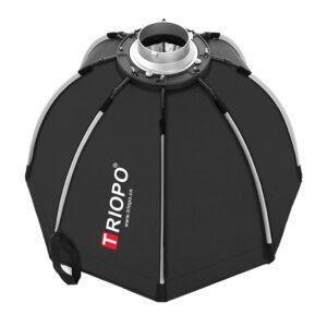 TRIOPO K2 Paraguas octágono portátil de 90cm, caja de luz de instalación rápida, Bowens