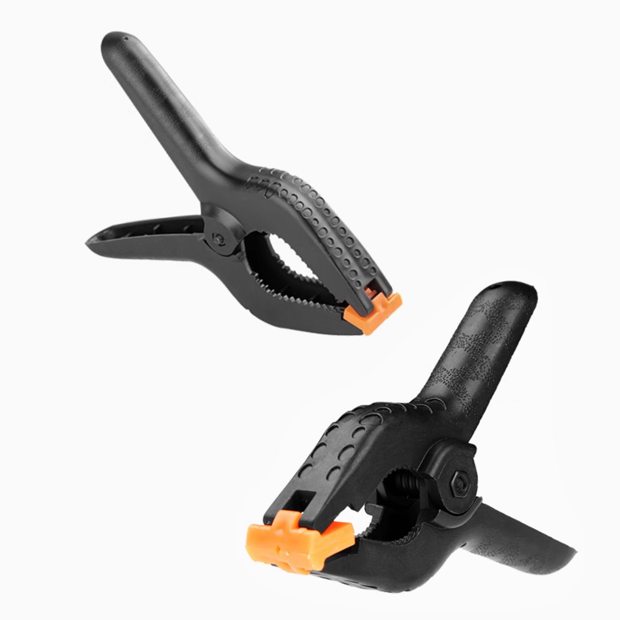 Juego de 2 potentes pinzas con forma de pez dorado, 6'', 15 cm