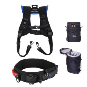 Correa para cámara de hombro + juego de cinturón multifuncional